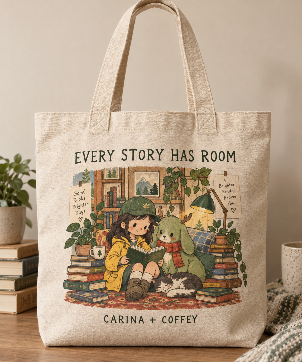 Every Story Has Room tote